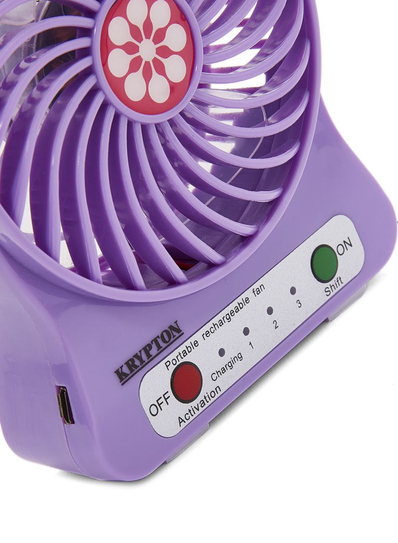 Rechargeable Mini Fan KNF6037 Purple